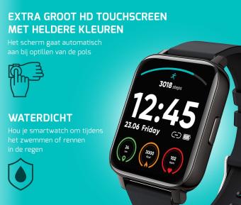 FITAGE Smartwatch - Stappenteller Horloge - Activity Tracker - Smartwatches - Smart Watch - Dames en Heren